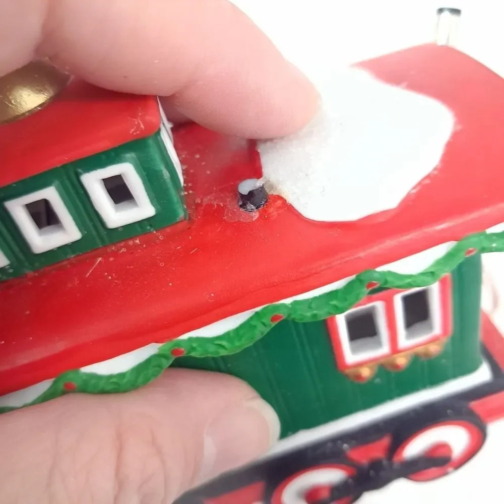 Dept 56 North Pole‎ Christmas Village NORTHERN LIGHTS CABOOSE 4050968 READ